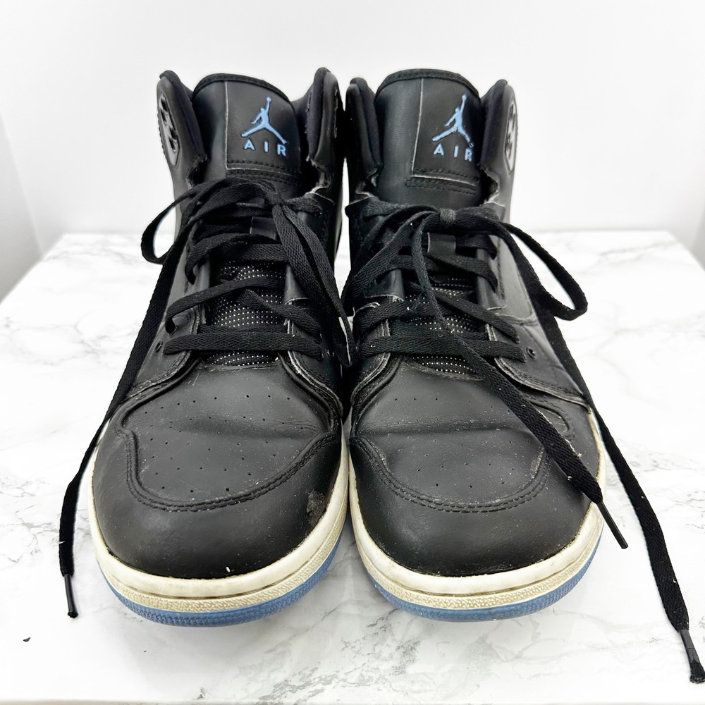 Air Jordan 1 Flight 2 Black Legend Men's Size 13 High Top Basketball Sneakers